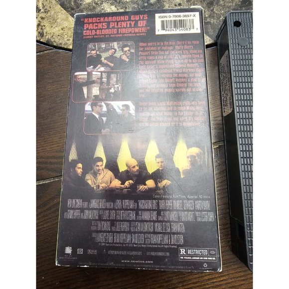 Knockaround Guys VHS Tape Dennis Hopper VIN DIESEL Seth Green 2001 Rated R - Picture 3 of 3